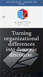 Mobile Screenshot of kantorinstitute.com